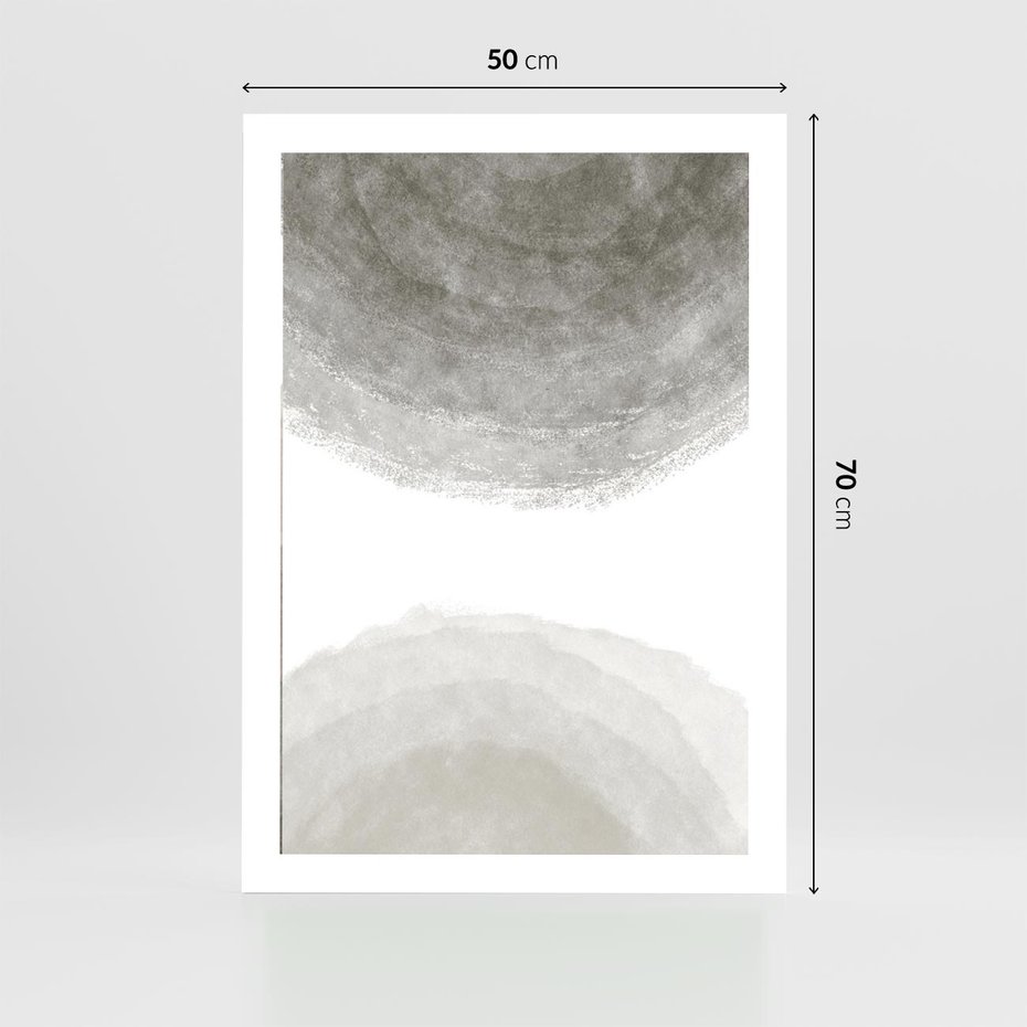 Plakat bez ramy 50x70 - Impresje Energii - rozmyte cienie, abstrakcja