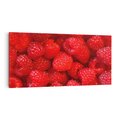 Obraz na płótnie 100x50 - "Maliny - Owocowy Raj - maliny, owoce