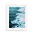 Plakat w ramie 40x50 - Morska potęga - morze, ocean - rama biała