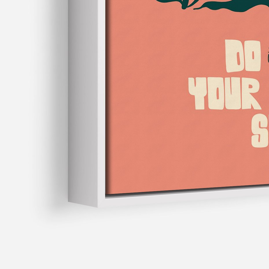 Obraz w ramie 50x70 - Mgliste Refleksje - nowoczesny plakat, różowe tło - rama biała