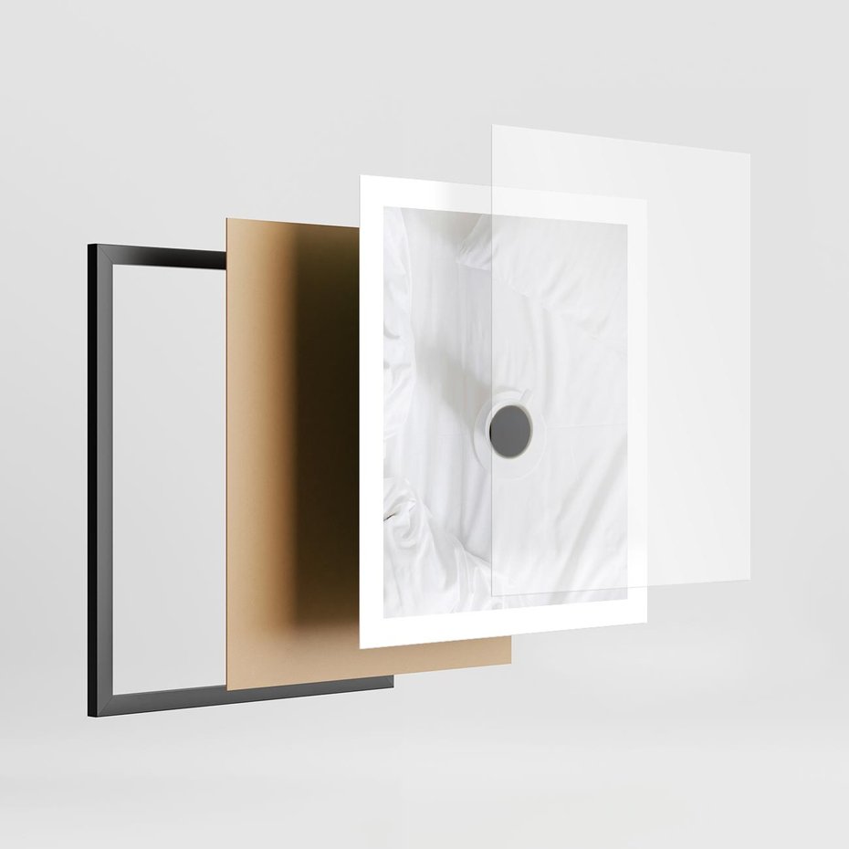 Plakat w ramie 40x50 - Prostota Rytuału - fotografia, minimalizm - rama czarna