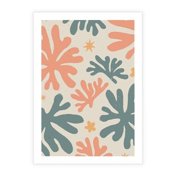 Plakat bez ramy 40x50 - Boho Wybuch - boho formy, kształty