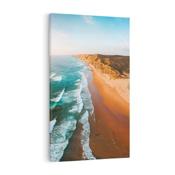 Obraz na płótnie 50x70 - Z Lotu Ptaka - fotografia, plaża