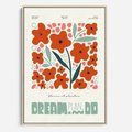Obraz w ramie 50x70 - Abstrakcyjne Spektrum - kwiaty, abstrakcja - rama drewno