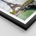 Plakat w ramie 30x40 - Ikona Romantyzmu - Eiffla, Francja - rama czarna