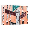 Obraz na płótnie 70x50 - Namiastka wielkiego miasta - Nowy Jork, drogowskaz
