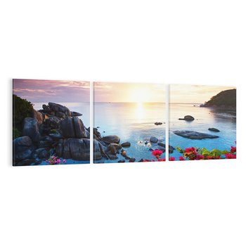 Obraz na płótnie 150x50 - Rajskie plaże Tajlandii - Tajlandia, plaża