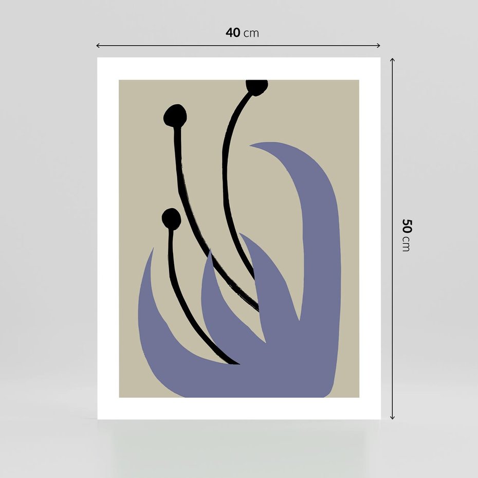 Plakat bez ramy 40x50 - Bezgraniczne Przenikanie - minimalizm, boho plakat