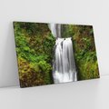 Obraz na płótnie 120x80 - Siła i Urok Natury - wodospad, las