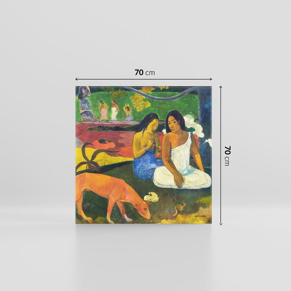 Obraz na płótnie 70x70 - Arearea 1892, Paul Gauguin - Reprodukcja - reprodukcja, obraz na płótnie