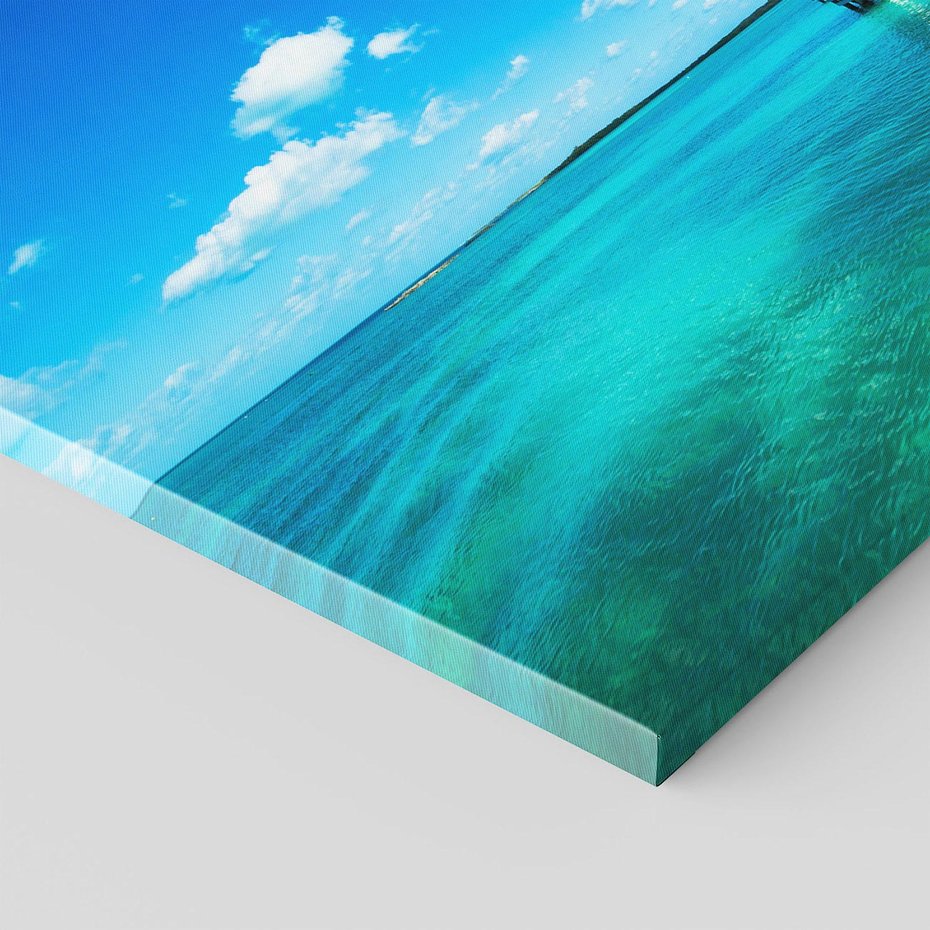 Obraz na płótnie 70x50 - Lazur na Plaży - plaża, lazur