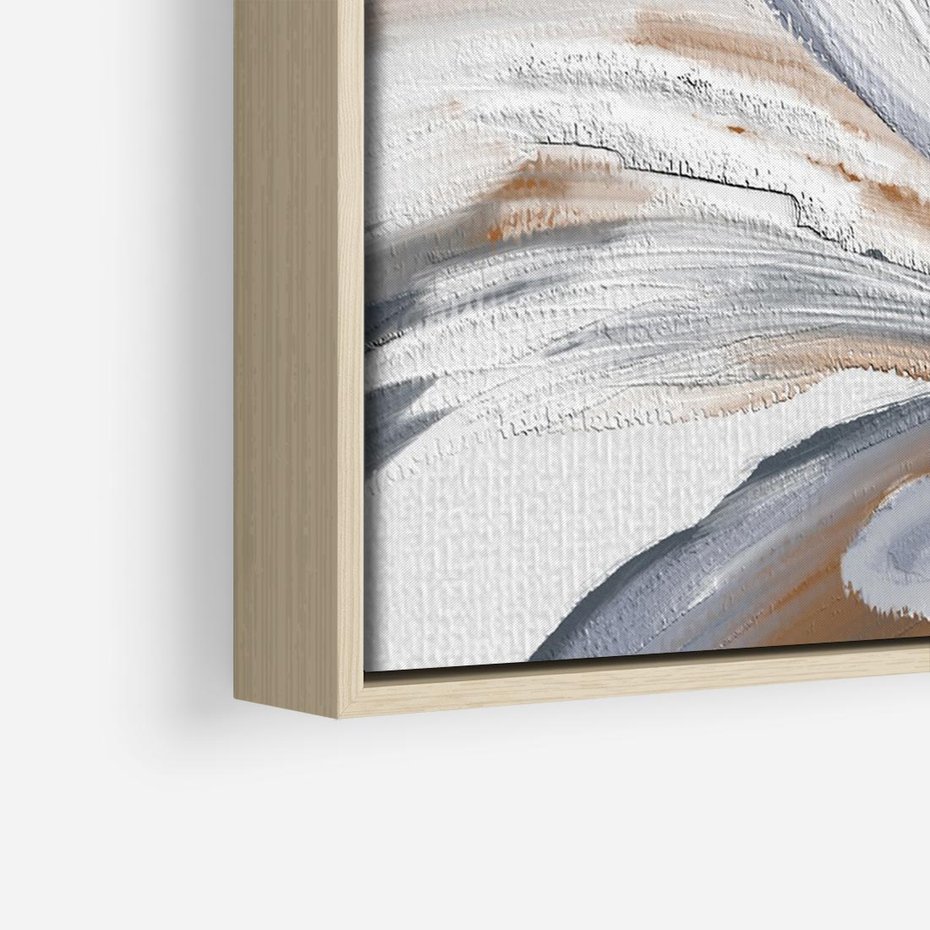 Obraz w ramie 120x80 - Olejne kwiaty - wyraz emocji - kwiaty, malowane - rama drewno