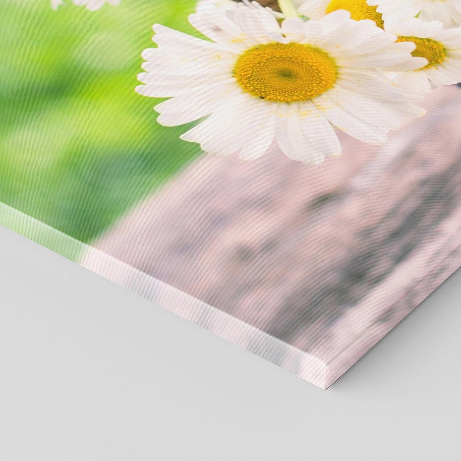 Obraz na płótnie 100x50 - Koszyk pełen kwiatów - koszyk, kwiaty