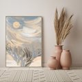 Obraz w ramie 50x70 - Światłości Taniec - akwarela, obraz - rama drewno