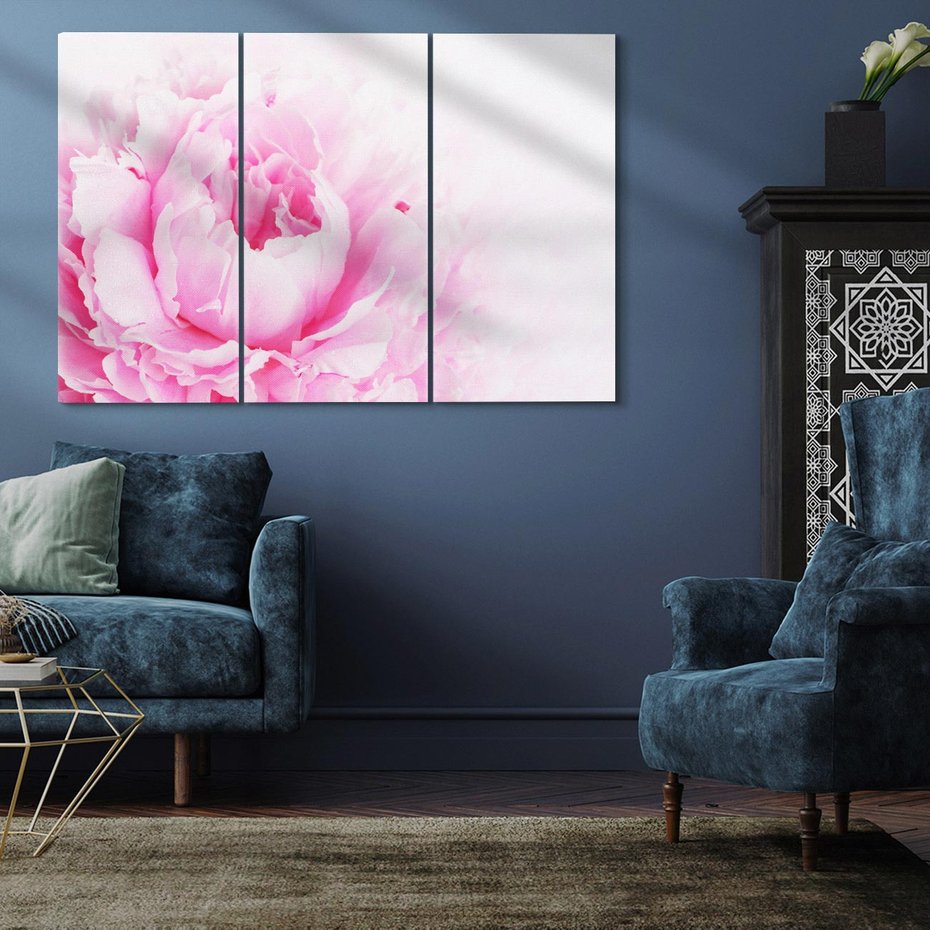 Obraz na płótnie 120x80 - Kwiatowa harmonia - kwiaty