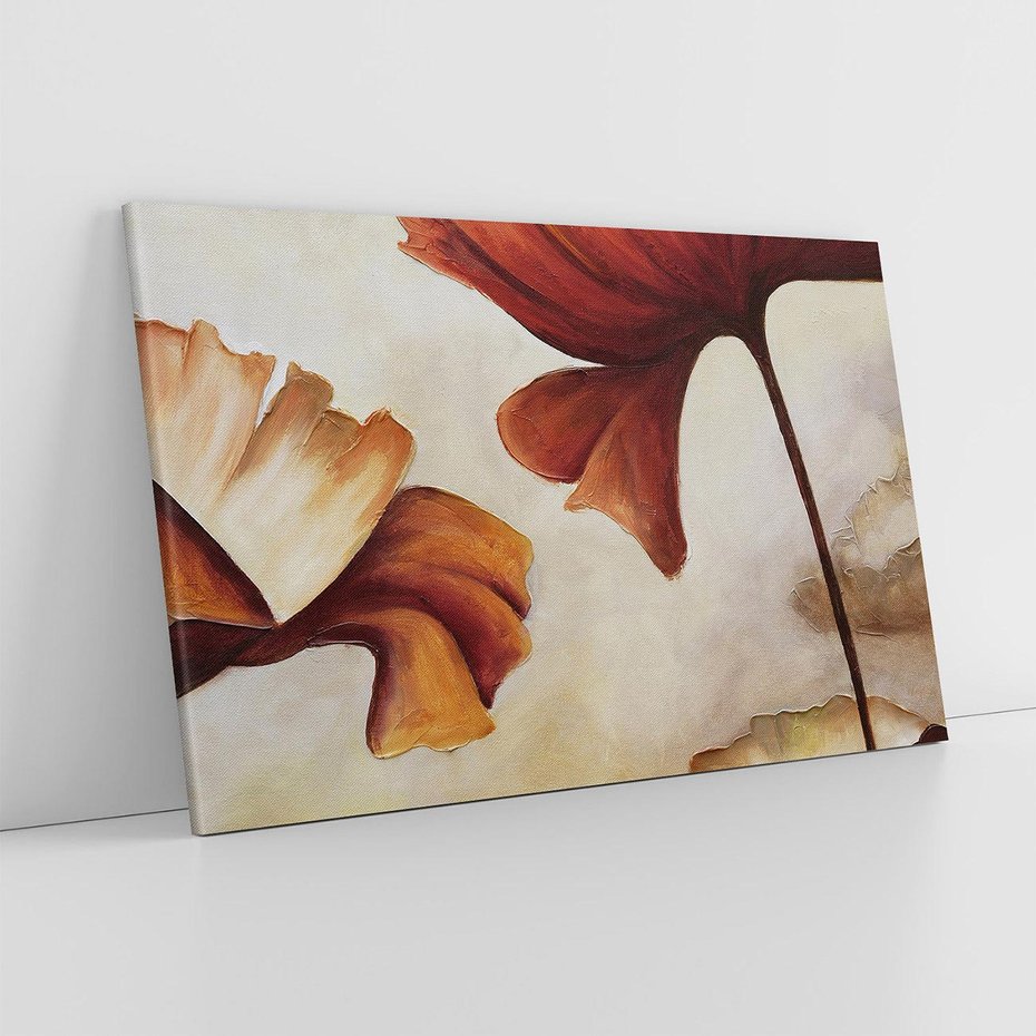 Obraz na płótnie 100x70 - Sztuka Kwiatów - kwiaty, sztuka