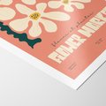 Plakat bez ramy 30x40 - Szkicowane Kolorowe Uczucia - kwiatowa kompozycja, minimalizm