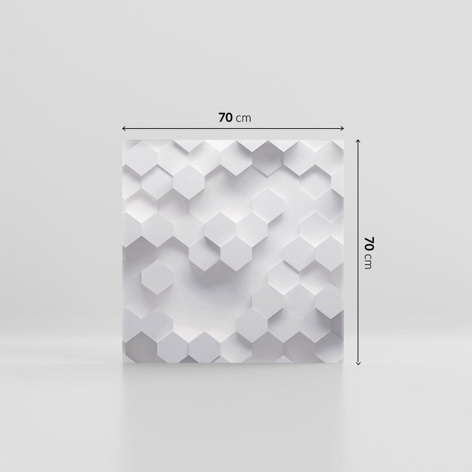 Obraz na płótnie 70x70 - Kreatywna Forma - geometryczny, 3D