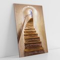 Obraz na płótnie 50x70 - Schody Wymiarów - schody, tunel
