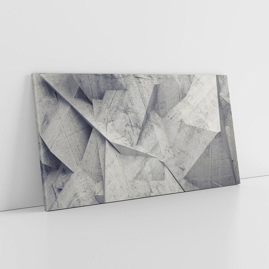 Obraz na płótnie 120x60 - Architektura w trójwymiarowym wymiarze - architektura, 3D