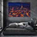 Obraz na płótnie 120x80 - Nocne impresje Paryża - Paryż, noc