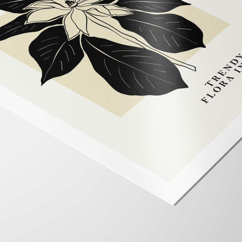 Plakat bez ramy 30x40 - Melancholia przerywanych linii - wiaty, typografia