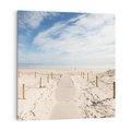 Obraz na płótnie 70x70 - Ścieżka na plaży - plaża, ścieżka