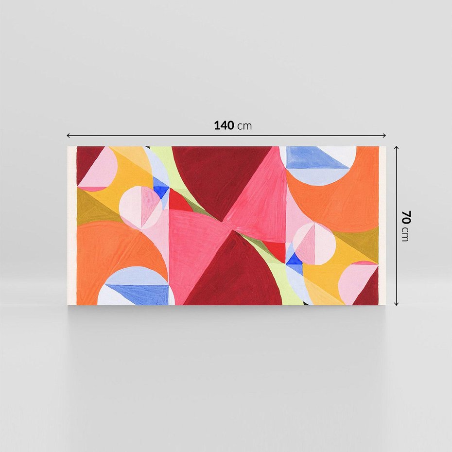 Obraz na płótnie 140x70 - Area Broken by Perpendiculars 1934, Jospeh Schillinger - Reprodukcja - reprodukcja, obraz na płótnie