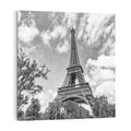 Obraz na płótnie 50x50 - Piękno architektury - Wieża, Eiffla