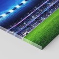 Obraz na płótnie 60x60 - Energia na stadionie - piłka, nożna