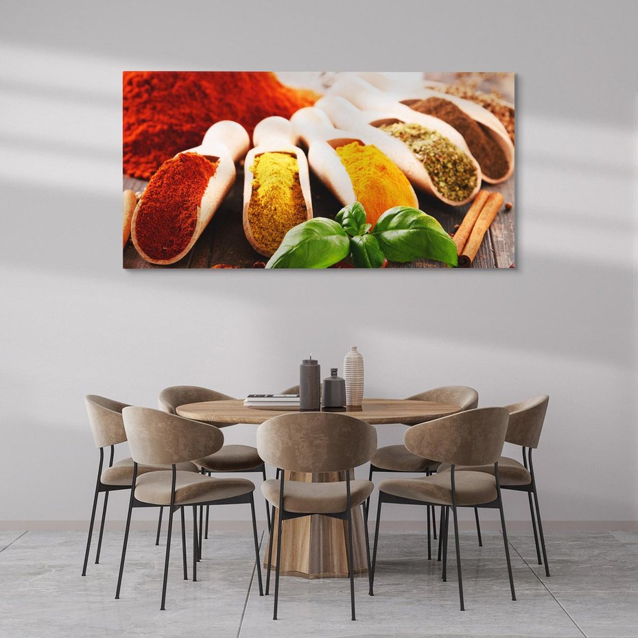 Obraz na płótnie 120x60 - Magia Smaku - przyprawy, azja