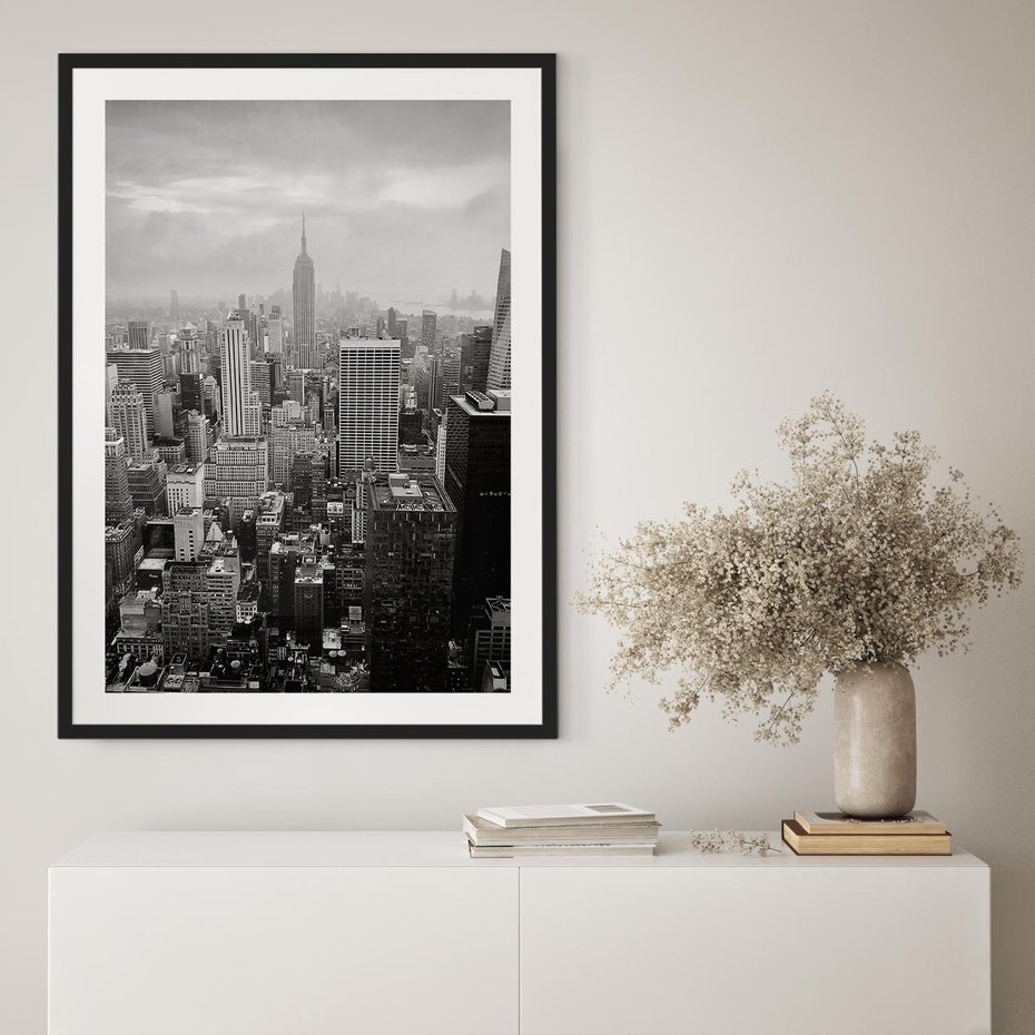 Plakat bez ramy 40x50 - Majestatyczne Wysokości - Nowy Jork, wieżowce