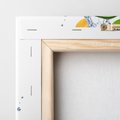 Obraz na płótnie 30x30 - Kulinarne Inspiracje - owoce, woda