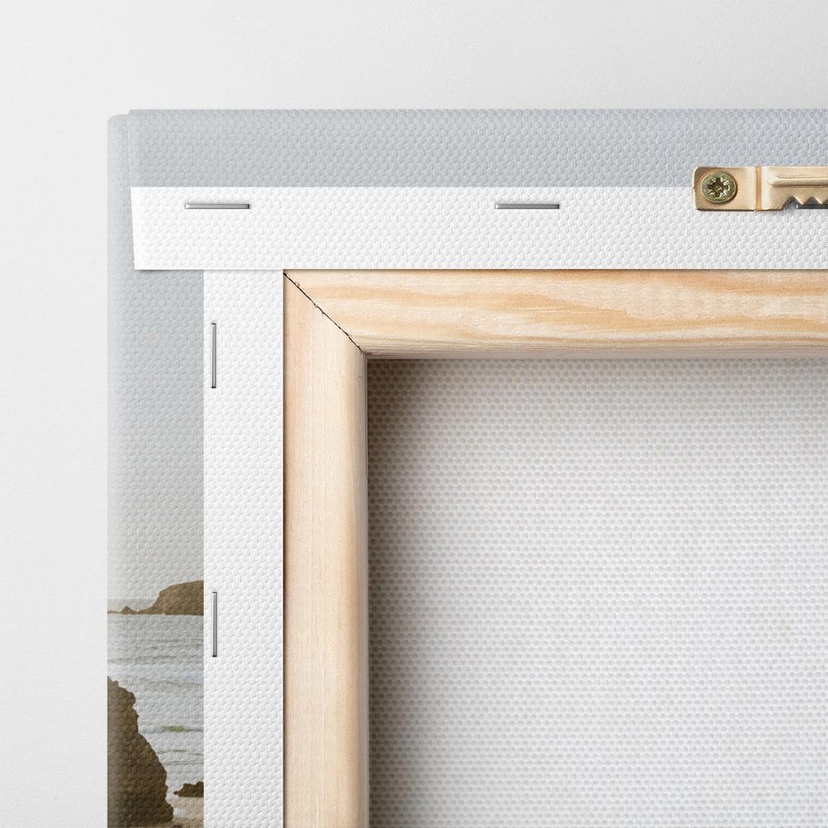 Obraz na płótnie 60x60 - Magia Wieczornego Spokoju - plaża, zachód