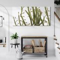 Obraz na płótnie 100x50 - Ekskluzywna Roślinność - kaktusy, liście