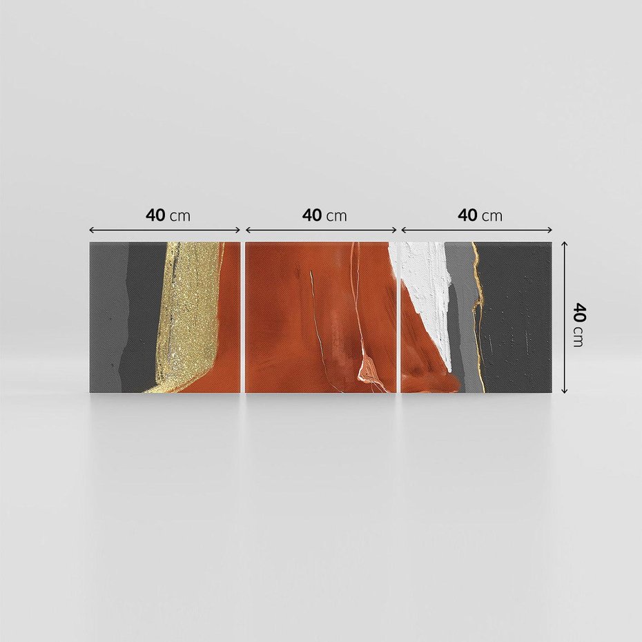 Obraz na płótnie 120x40 - Abstrakcyjna impresja - abstrakcja, nowoczesny