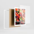 Plakat w ramie 40x50 - Smakowite Porywy - owoce, jedzenie - rama biała