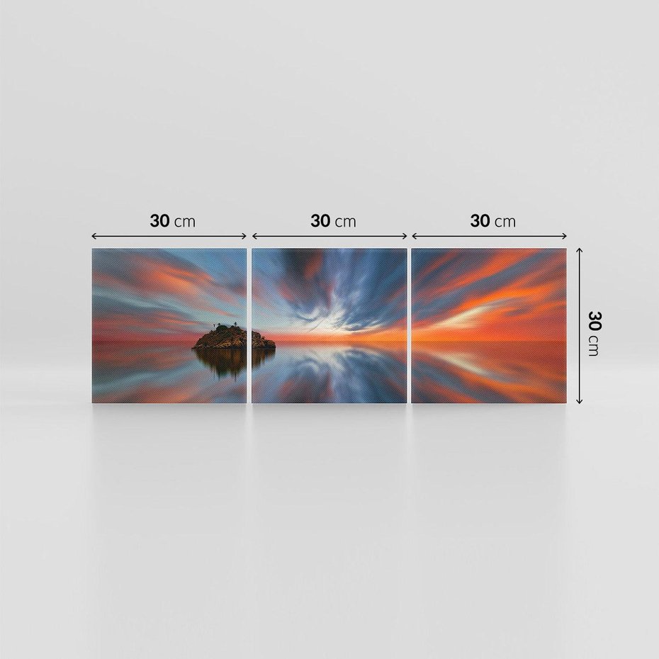 Obraz na płótnie 90x30 - Love - Sercem Do Ciebie - morze, woda