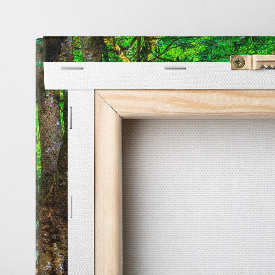 Obraz na płótnie 100x70 - Spotkanie wodospadu nad jeziorem - Tajlandia, wodospad