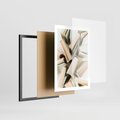 Plakat w ramie 50x70 - Odcienie Wiedzy - książki, ujęcie z góry - rama czarna
