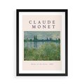 Plakat w ramie 50x70 - Claude Monet: Reprodukcja - Claude Monet, reprodukcja plakat - rama czarna