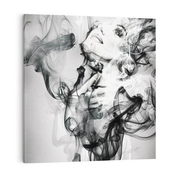 Obraz na płótnie 70x70 - Abstrakcja kobiecego piękna - abstrakcja, kobieta