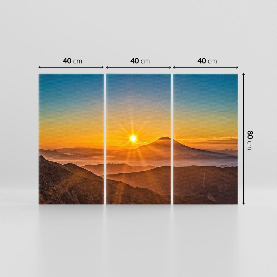 Obraz na płótnie 120x80 - Malownicze góry piękno krajobrazu - góry, krajobraz