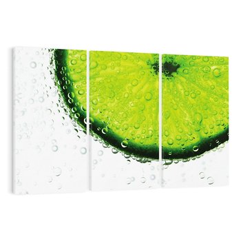 Obraz na płótnie 120x80 - Świeżość i kwasowość limonki - limnka, owoce