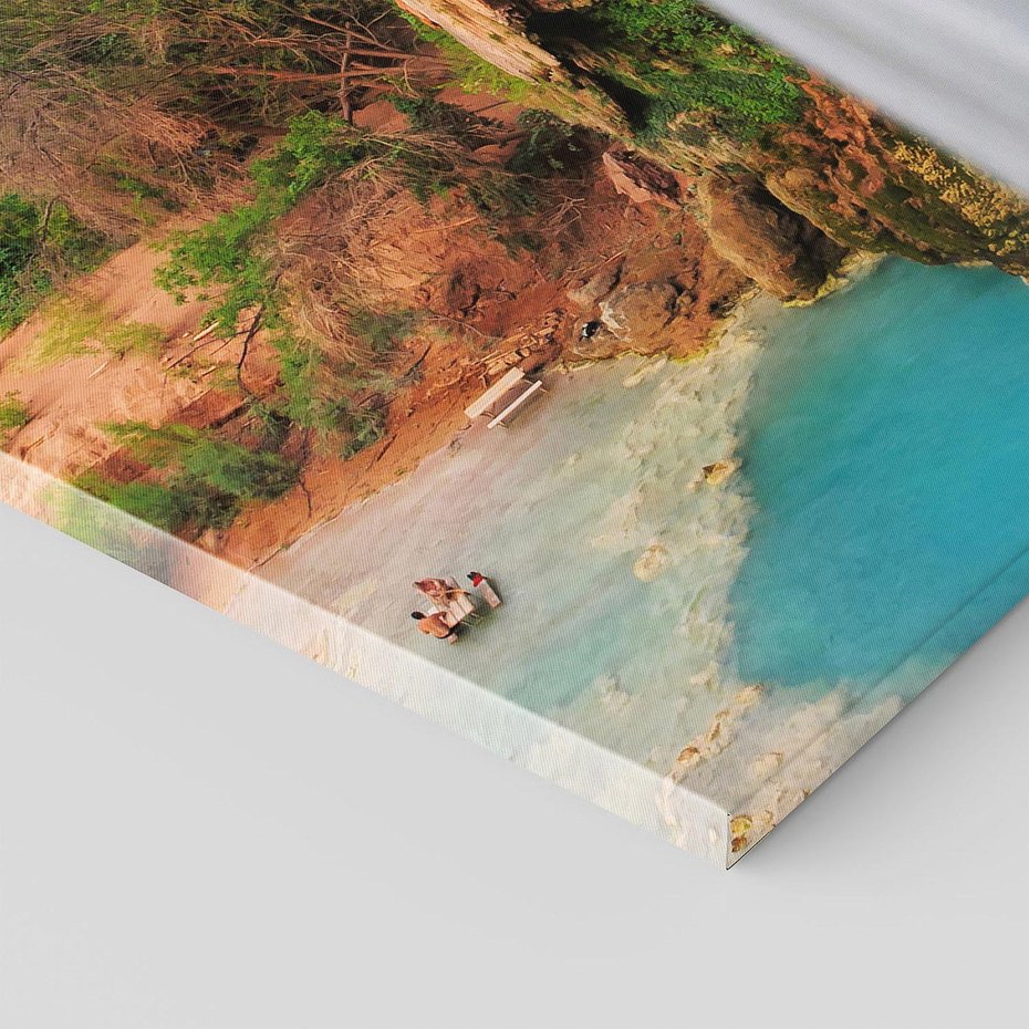 Obraz na płótnie 120x80 - Wodospad wśród majestatycznych gór - wodospad, górski