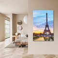 Obraz na płótnie 70x100 - Francja: romantyczny Paryż - Francja, Paryż