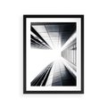 Plakat w ramie 30x40 - Architektura o Prostych Formach - architektura, proste formy - rama czarna