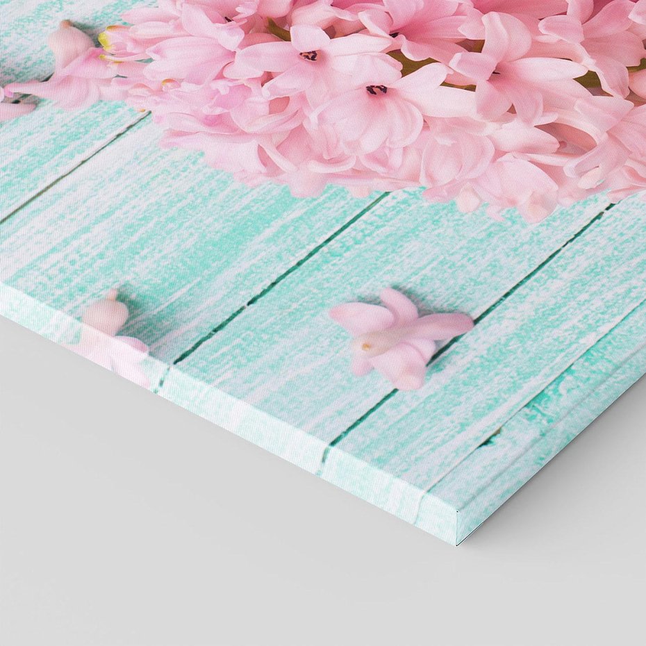 Obraz na płótnie 100x70 - Hiacynty w Kwiatowej Kompozycji - hiacynty, kwiaty