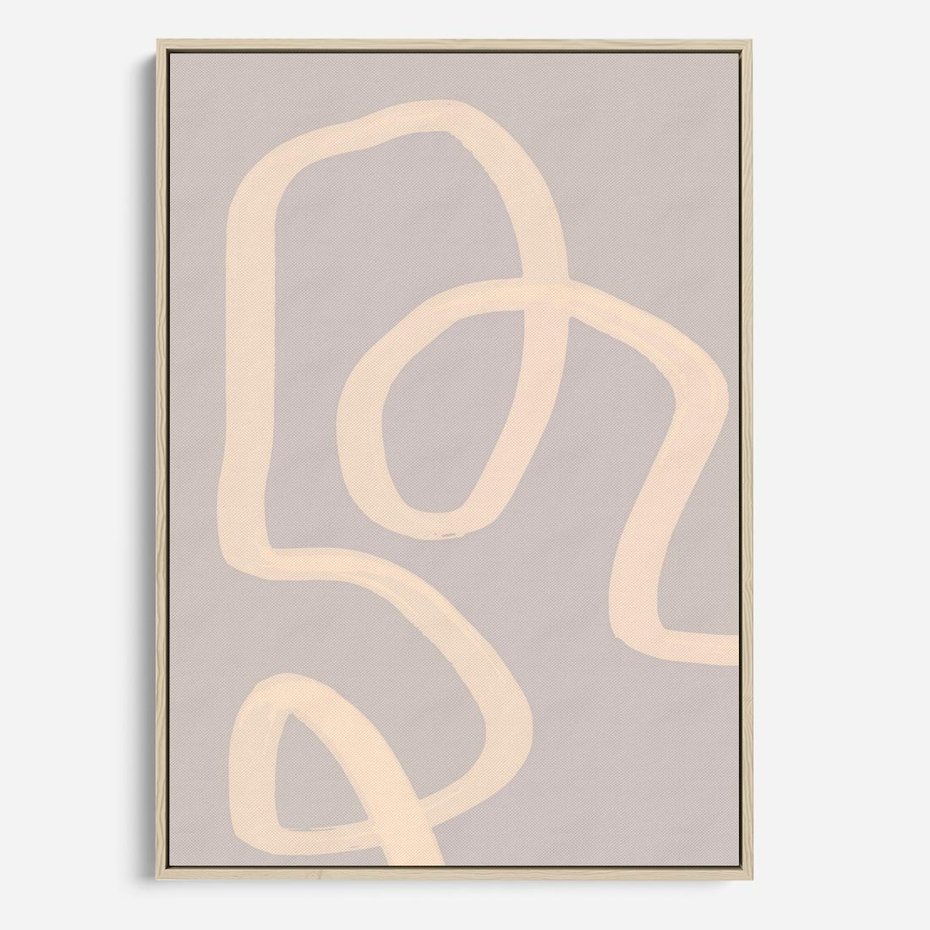 Obraz w ramie 80x120 - Nowoczesne Odbicia - minimalistyczny obraz, nowoczesny - rama drewno