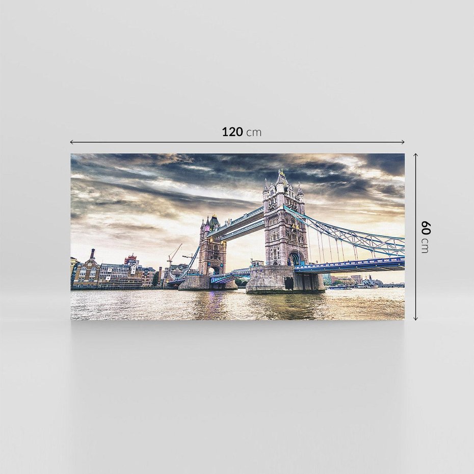Obraz na płótnie 120x60 - Ikona Londynu - Londyn, most